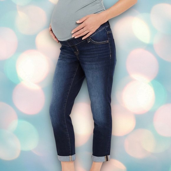 Bella Vida Maternity Women’s Cropped Skinny Jeans Size XL - Picture 1 of 5